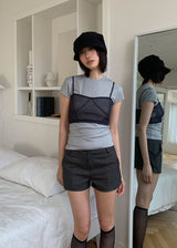 SHA BUSTIER TOP (3color)
