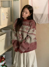 [unisex] Gamb Nordic Round Knit