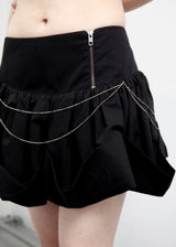 [Limited Edition] CHAIN BALLOON SKIRT, BLACK