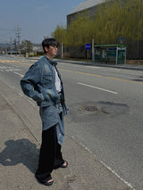 ASCLO Western Rider Denim Jacket (2color)