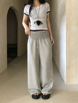 メルティング シアー レイヤード ハーフスリーブTシャツ