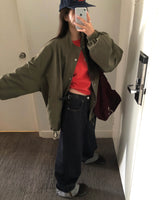 [ORIGINAL] Spicy Bijo Oversized Roll-Up Denim Pants