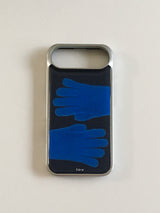 Blue Gloves Epoxy Silver Case