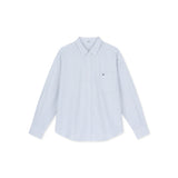 Oversized ストライプシャツヴィンテージ Blue