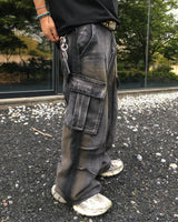 DV Glam カーゴダーティデニムパンツ (1C)