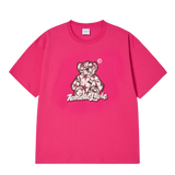 25SS STAR BEAR SHORT SLEEVE T-SHIRT HOT PINK