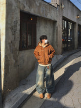 Hughes Sand Wide Denim Pants 2C