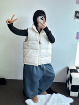 Bカシックフィットパディングベスト💚🩶🖤🤍🤎6カラー