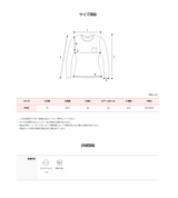 #ボーダータイポイントスリムロングスリーブTシャツ(2color)