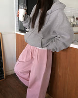 [ORIGINAL] ROSE Pintuck Cotton Pants