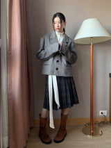  WOOL CROP BLAZER