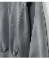  'GL' Logo Vintage Washing Hoodie [ ASH GRAY ]