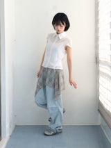 Natural Nylon Volume Pants