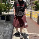 オーバーサイズフィットストリートムード半袖Tシャツ