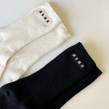 Patch logo socks Cream