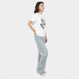 Hahoetal グラフィックショートスリーブTシャツ (White)