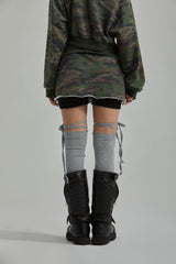 CAMO SKIRT-PANTS