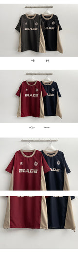 レッドコーンカラードバラク半袖Tシャツ