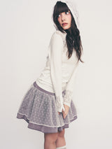 star midi volume skirt