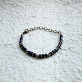 Silver Dot Bead Bracelet