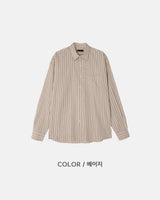 Linear Stripe Over Shirt