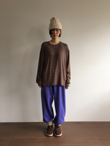 Tie Stripe Long Sleeve (2color)