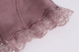 Shark Lace Hem Bustier Top