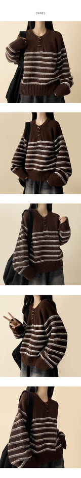 Tteokbokki button Dangala knit