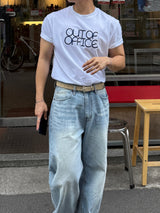 Damage iced denim pants
