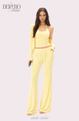 Roena pad sleeveless flare training set-up (pants regular)