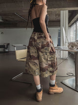 Lip cargo stopper Bermuda pants