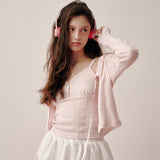 Lace Cap Sleeveless (Pink)