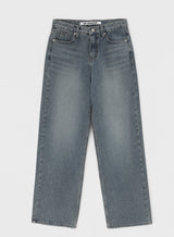 [B-DENIM] STANDARD WIDE JEANS 045