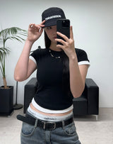 Riden layered crop top