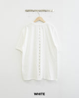 Punch Eyelet Short Sleeve T