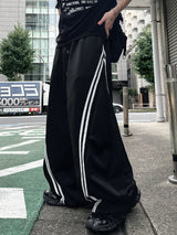 LEAF TWO-WAY BALLOON WIDE PANTS