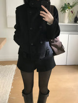 Mate High Neck Double Jacket (2 colors)