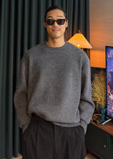 [virstyle original] INKKI Wool Drop-Shoulder Knit 2COLOR