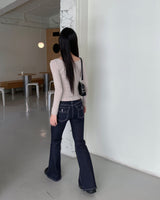 Angel boots cut pants