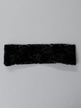 Velvet Garden Hair Band_Black
