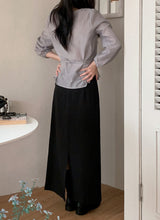 [SHOPPERMADE] Classic Mood Low-rise Maxi Skirt (2color)