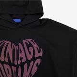 TシャツハートレタリングフードTシャツ