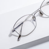 Knouun polygon titanium glasses CODE. 102. E Silver