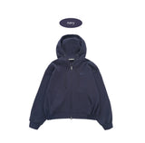 フードスウェットジップアップジャンパー (Navy)