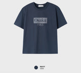 ルックリトルヴィンテージシティレタリングクロップショートスリーブTシャツ