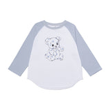 Cozy Mellow Raglan Top_Blue