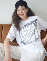 フレイムグラフィックオーバーサイズTシャツ