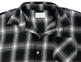 A-ekid overfit check pocket shirt