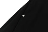 damage cutting bermuda pants (black)