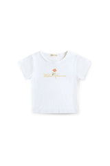 With rose mini t-shirt